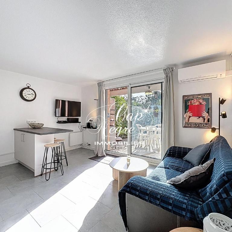 Appart T2 cabine rénové pour 4p avec jardin, résidence avec piscine à 750m de la plage de Cavalière - Apartamento de 2 dormitorios - 1