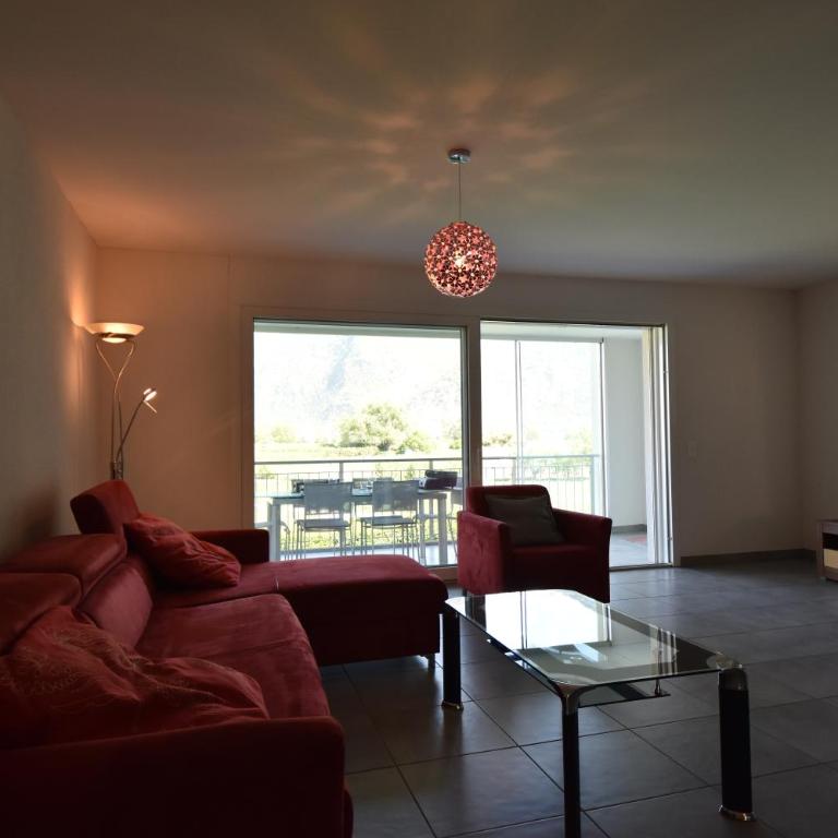 Appartement ensoleillé 4 personnes à Saillon à 100 mètres des bains - Apartment mit 1 Schlafzimmer - 12