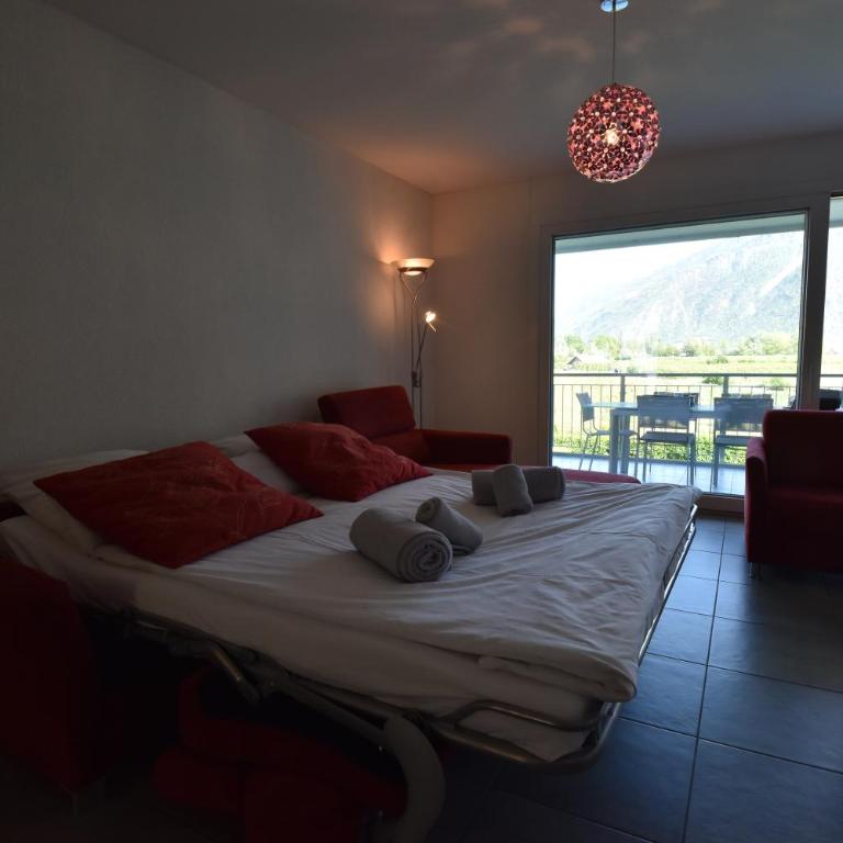 Appartement ensoleillé 4 personnes à Saillon à 100 mètres des bains - Apartment mit 1 Schlafzimmer - 17