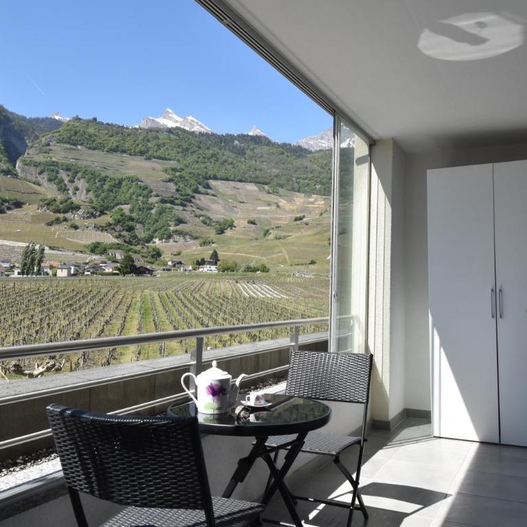 Appartement ensoleillé 4 personnes à Saillon à 100 mètres des bains - Apartment mit 1 Schlafzimmer - 18