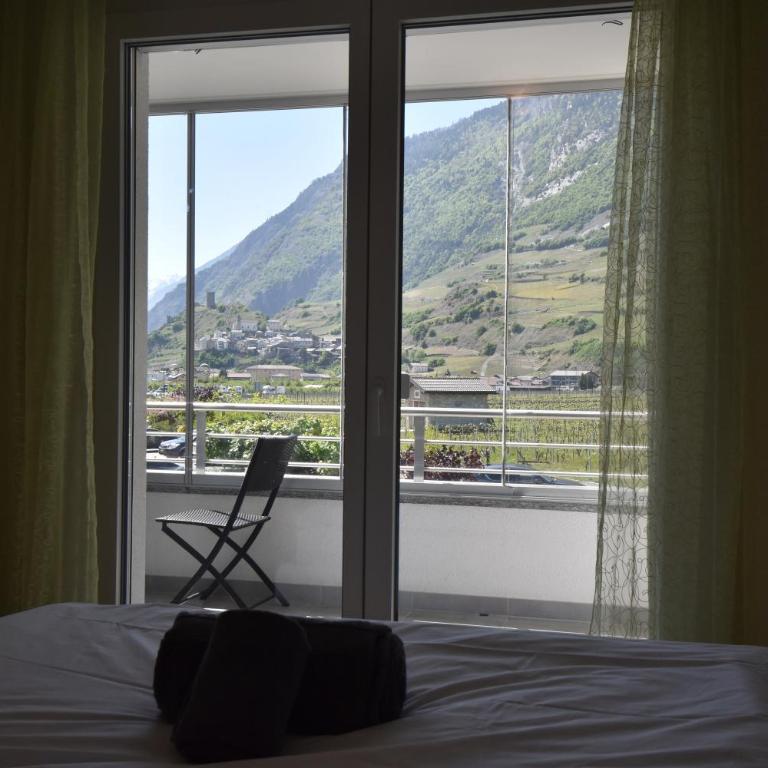 Appartement ensoleillé 4 personnes à Saillon à 100 mètres des bains - Apartment mit 1 Schlafzimmer - 2