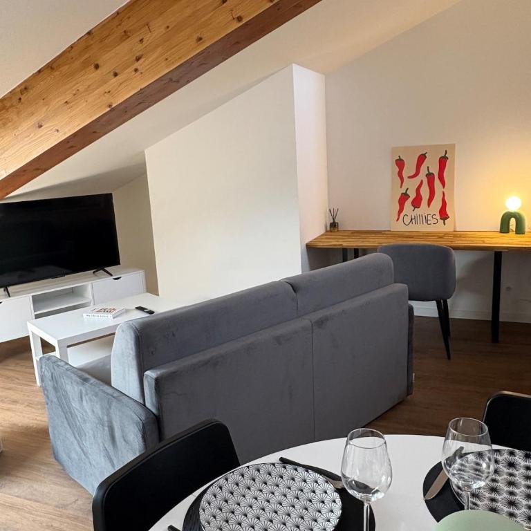 T2 Hypercentre Parking Terrasse - Appartamento con 1 Camera da Letto - 2