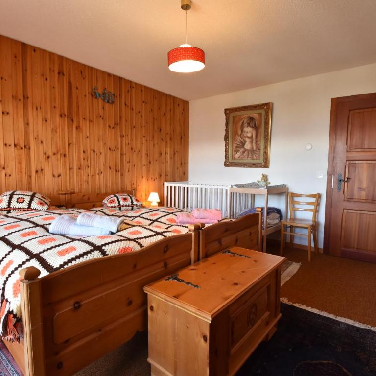 Grand Chalet Vercorin pour 10 personnes avec jardin BBQ parking privé et sauna - Chalet - 8