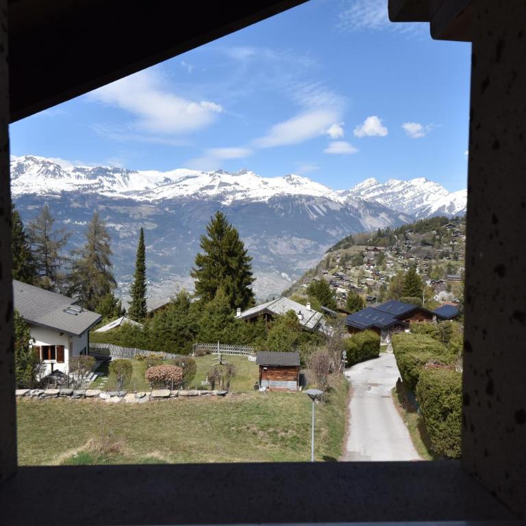 Grand Chalet Vercorin pour 10 personnes avec jardin BBQ parking privé et sauna - Chalet - 37