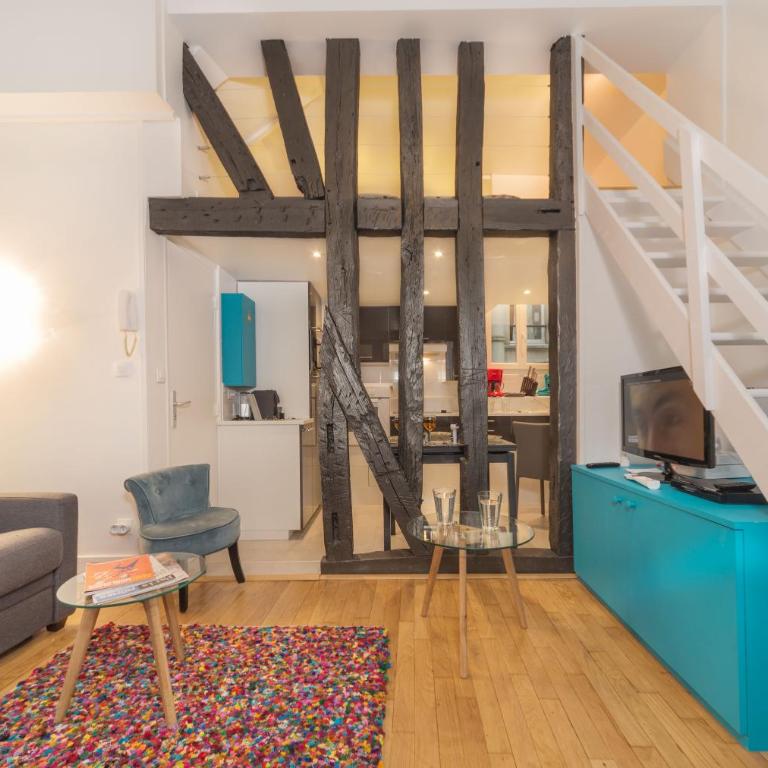 Appt Paris Centre avec Mezzanine - One-Bedroom Apartment - 4