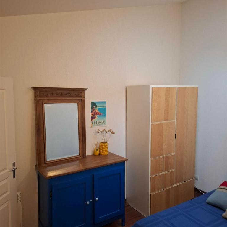 Le Cocon du Béal, balcon, clim, 2 lits, Hyères - One-Bedroom Apartment with Balcony - 9
