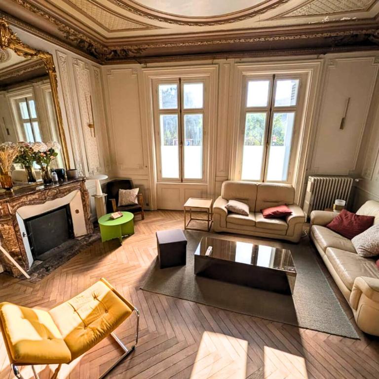 L'Auberge Maillochon- 6 personnes- 3 chambres- Poitiers Gare - Maison 3 Chambres - 8