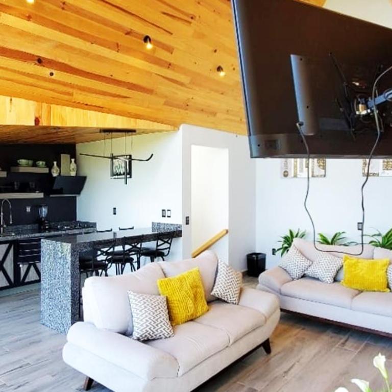 Cabaña privada en Mazamitla con fogatero y terraza - Casa de 2 dormitorios - 6