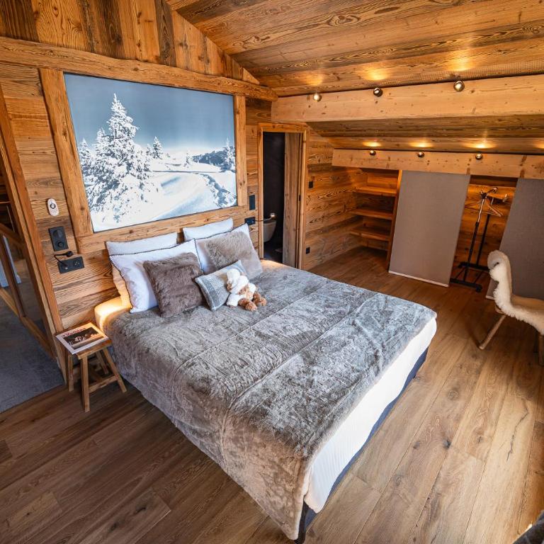 L'Échappée - Chalet d'exception avec sauna, 7 chambres 7 salles de bain, terrasses, jardin et vues sublimes, skiroom, proche télécabine - Chalet Supérieur - 65
