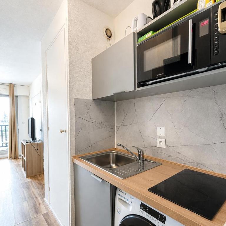 Vue mer balcon piscine à 2 pas de la plage Cabourg - Apartamento de 1 dormitorio - 7
