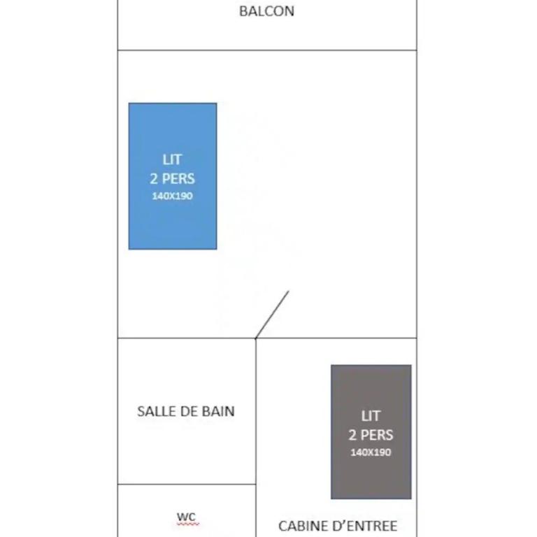 Studio Piscine à 5 minutes des plages du couchant - Appartement 1 Chambre - 14