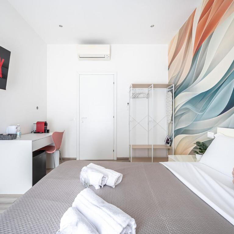 "Da Vinci Suite" Roma 7 min walk Metro AC WiFi 20 min Colosseum - Ampia Camera Matrimoniale - 4