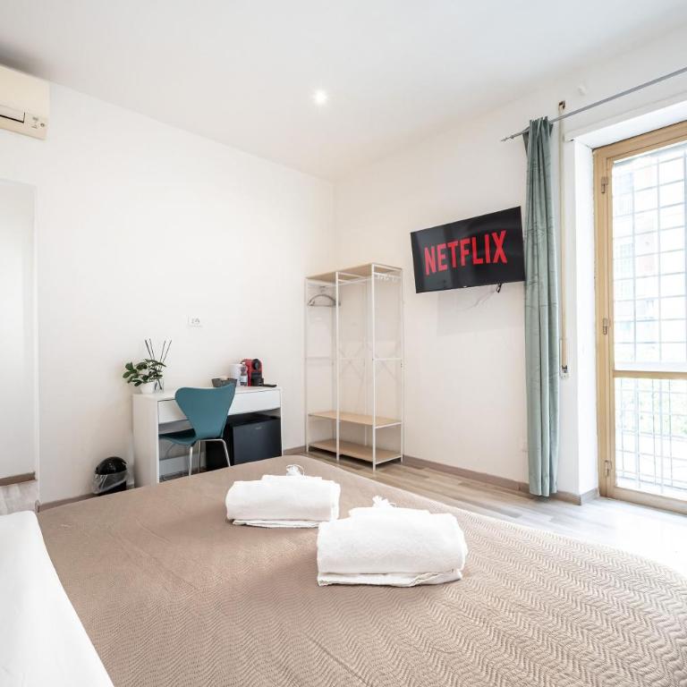 "Da Vinci Suite" Roma 7 min walk Metro AC WiFi 20 min Colosseum - Ampia Camera Matrimoniale - 7