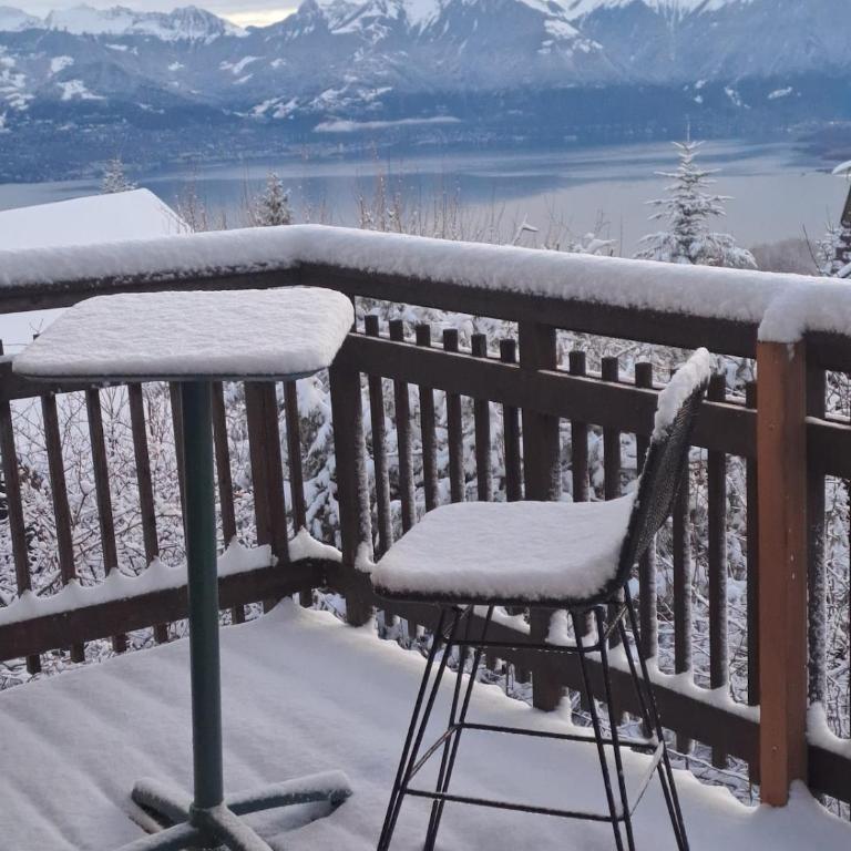 Châlet Ô Perchoir du Lac Léman - Vue panoramique lac et montagnes - Chalet - 46