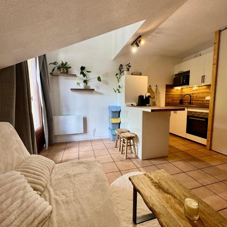 Au ptit Wimpy, T2 cosy plein centre, au pied du télécabine - Appartamento con 1 Camera da Letto con Vista - 1