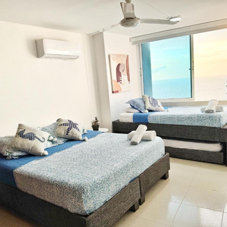 Amplio Apartamento Para Grupos Cerca Al Mar Por Parceros Group - Three-Bedroom Apartment - 29