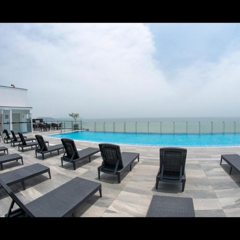 Depa premium 3 hab, Vista al mar-Arena1, Piscina, Sauna, Cerca Aeropuerto - Apartamento - 11