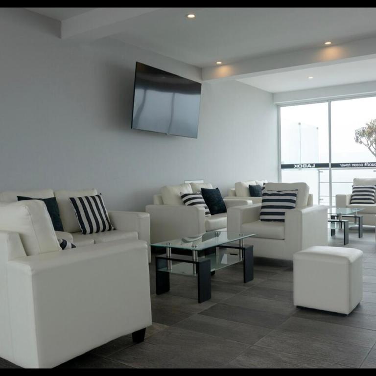 Depa premium 3 hab, Vista al mar-Arena1, Piscina, Sauna, Cerca Aeropuerto - Apartamento - 14