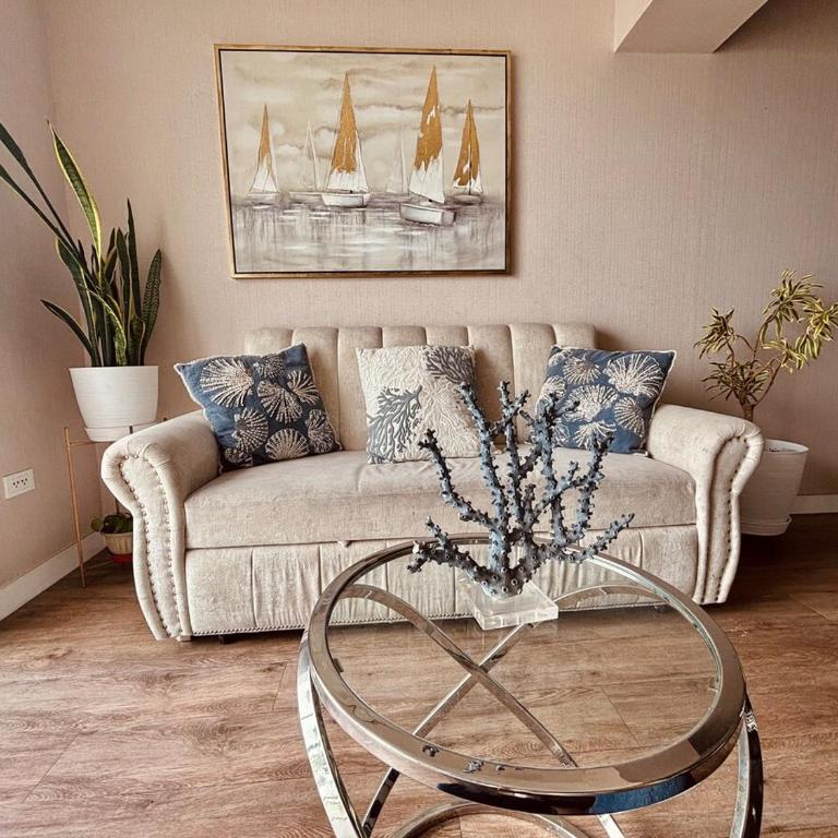 Depa premium 3 hab, Vista al mar-Arena1, Piscina, Sauna, Cerca Aeropuerto - Apartamento - 73