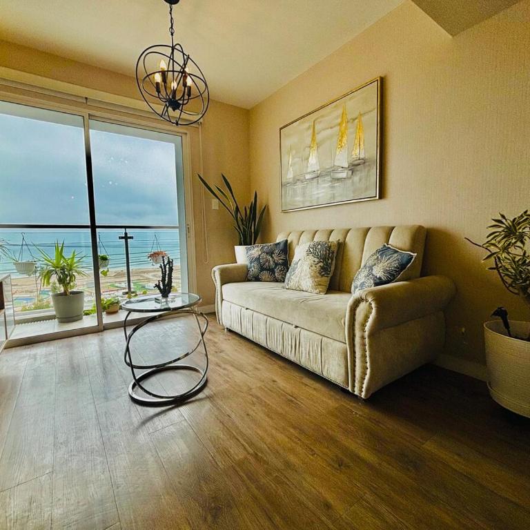 Depa premium 3 hab, Vista al mar-Arena1, Piscina, Sauna, Cerca Aeropuerto - Apartamento - 84