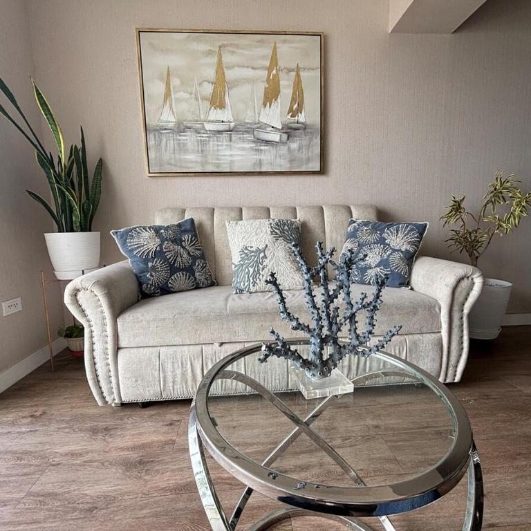 Depa premium 3 hab, Vista al mar-Arena1, Piscina, Sauna, Cerca Aeropuerto - Apartamento - 88