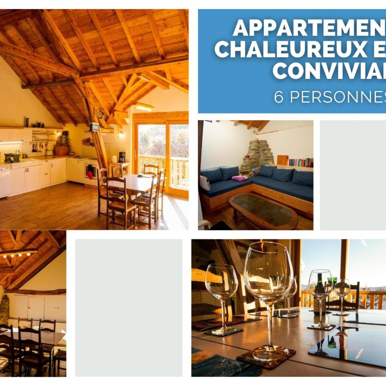 Rando, ski & lac, grand appartement 6 personnes - Lac de Serre ponçon - Appartement 3 Chambres - 3