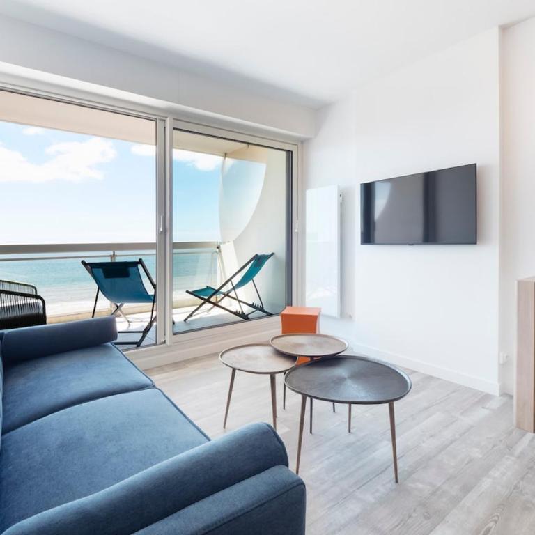 Studio luxe panoramique face mer baie de La Baule - Studio - 1