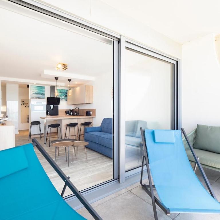 Studio luxe panoramique face mer baie de La Baule - Studio - 16
