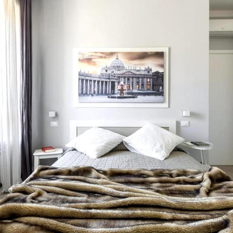 Vatican Luxury Roma Vaticano - Two-Bedroom Deluxe Apartment with Balcony - 4