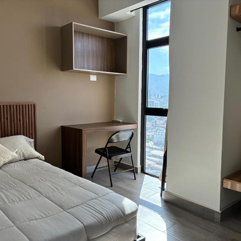 Adhoc Torre Colonia Executive Apartments Monterrey Downtown - Two-Bedroom Apartment with Mountain View - 8