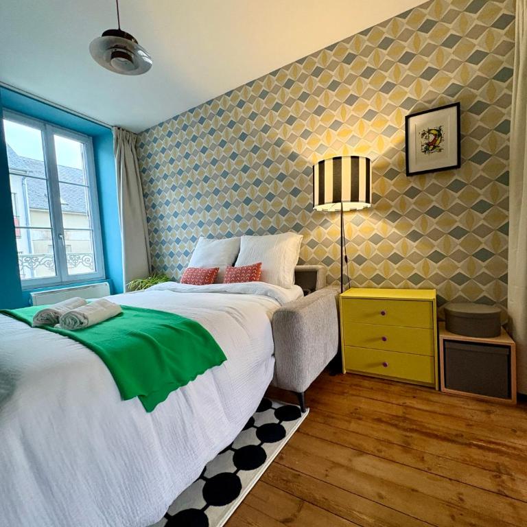 L appart Pop, ambiance années 70, proche centre, 6 personnes - Appartamento - 28