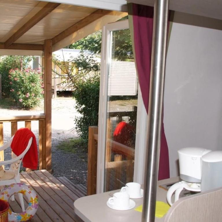 ZEcamping 4 étoiles 1km plage espace aquatique mobil-home TV 29m2 - Mobile Home - 7