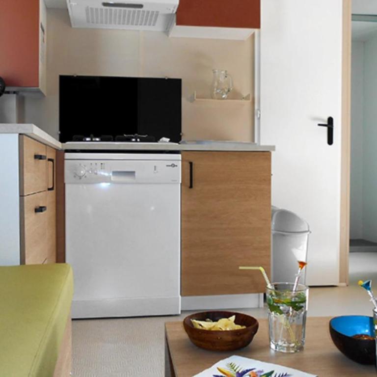 ZEcamping 4 étoiles 1km plage espace aquatique mobil-home TV 29m2 - Mobile Home - 10