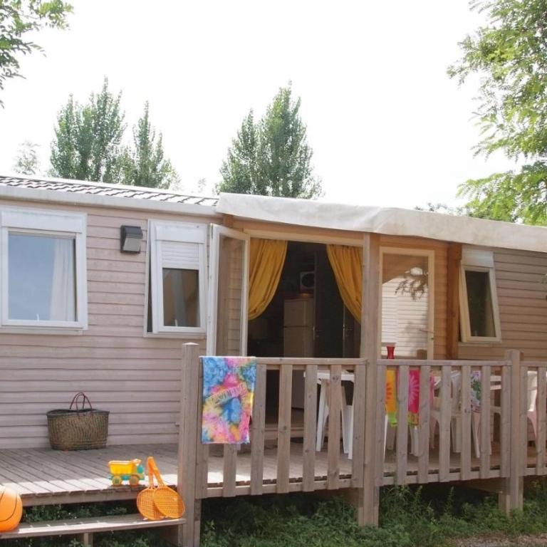 ZEcamping 4 étoiles 1km plage espace aquatique mobil-home TV 29m2 - Mobile Home - 6