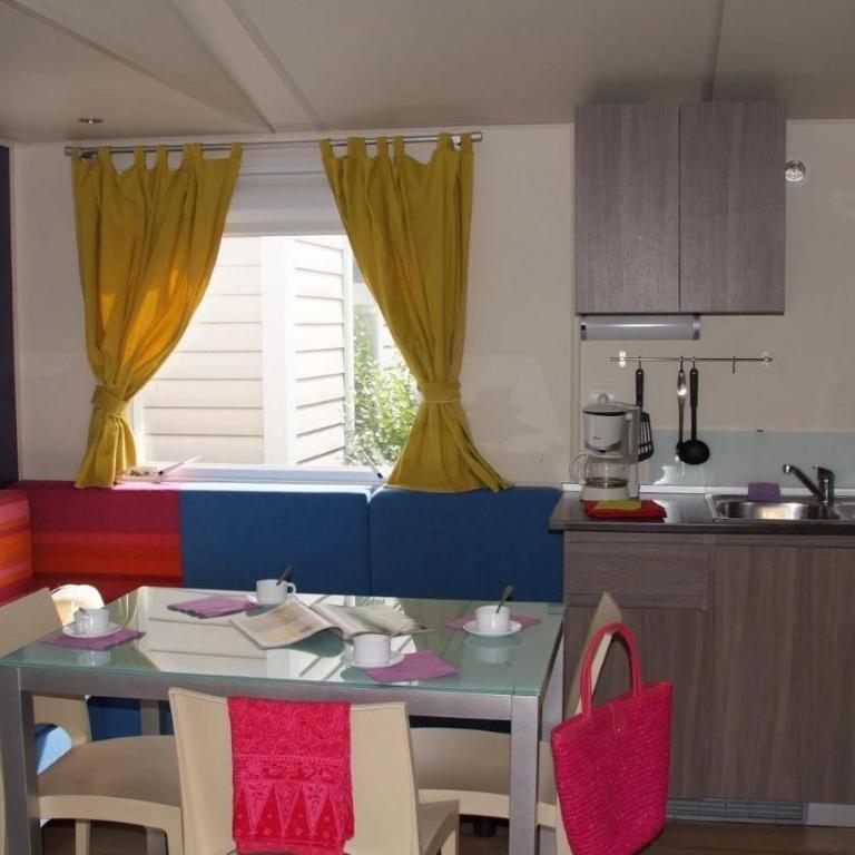 ZEcamping 4 étoiles 1km plage espace aquatique mobil-home TV 29m2 - Mobile Home - 8