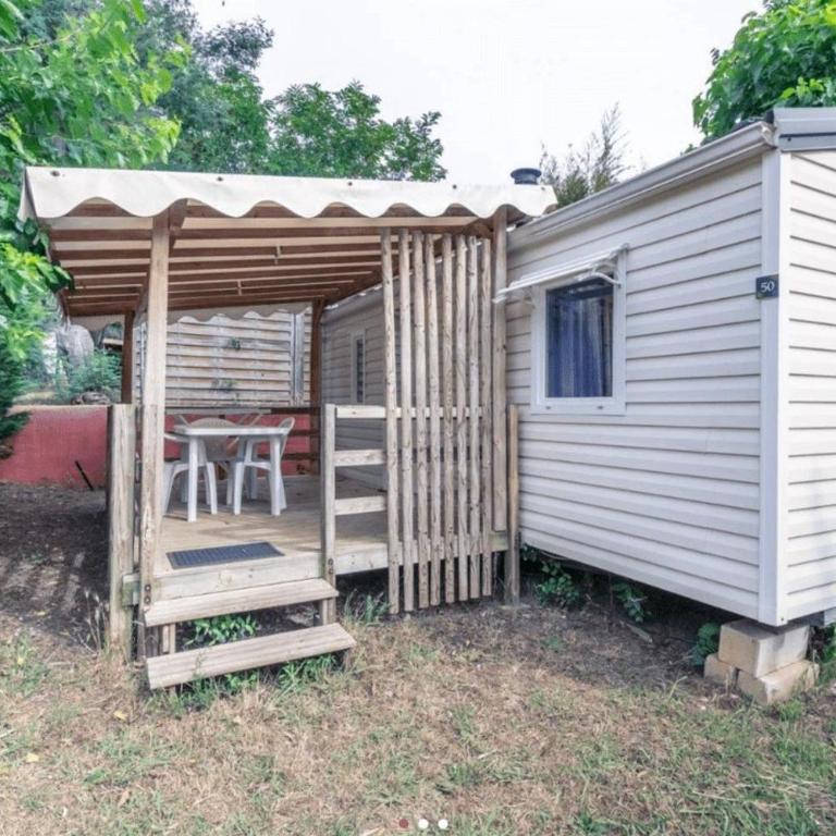 ZEcamping 3 à 4km de la plage piscine chiens acceptés jacuzzi - Mobile Home - 14