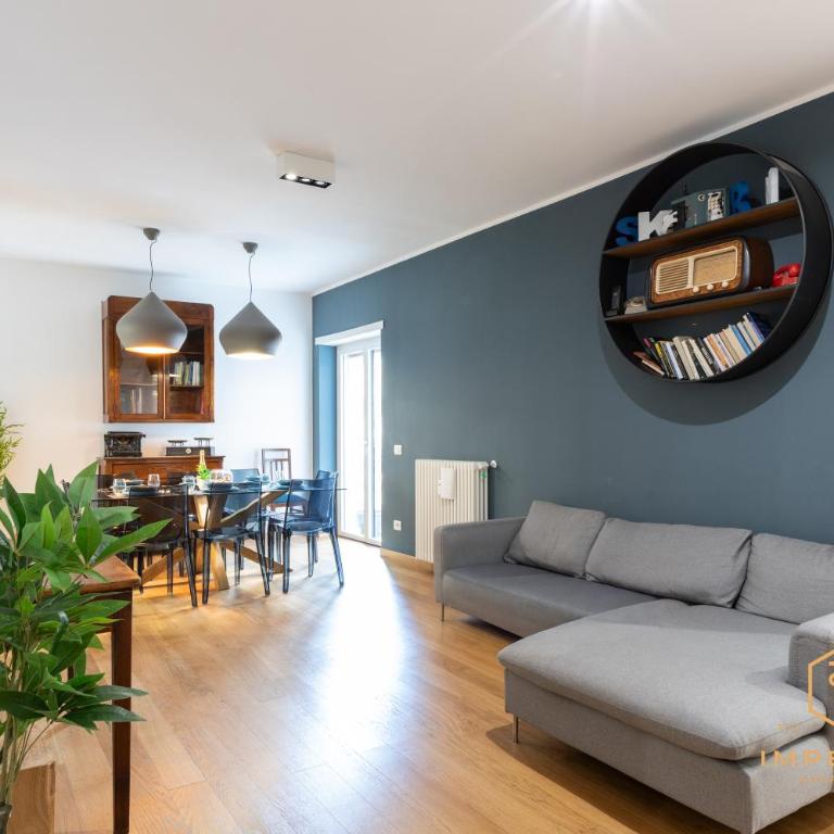 Tiburtina Flat - Skyline View, 500mt to Tiburtina Station, Luxury Design - Appartamento con 2 Camere da Letto - 3