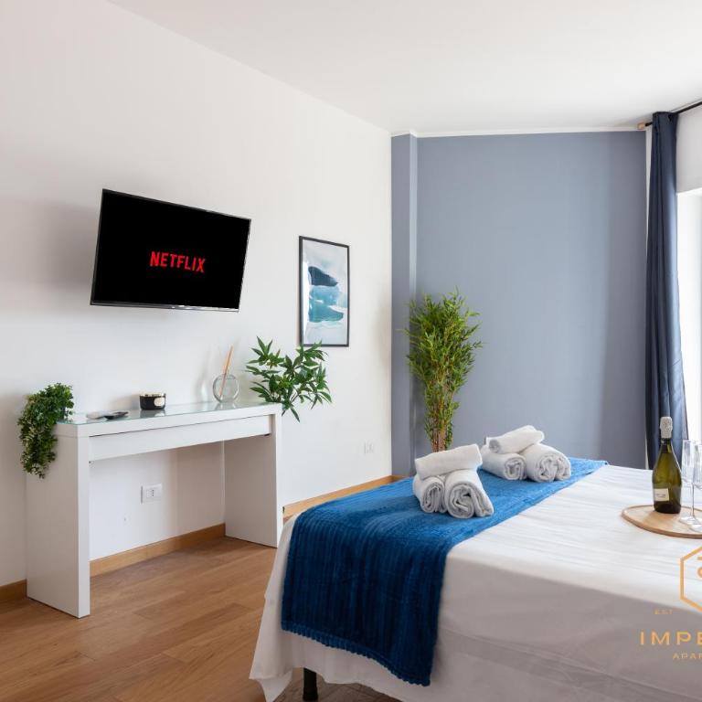 Tiburtina Flat - Skyline View, 500mt to Tiburtina Station, Luxury Design - Appartamento con 2 Camere da Letto - 2
