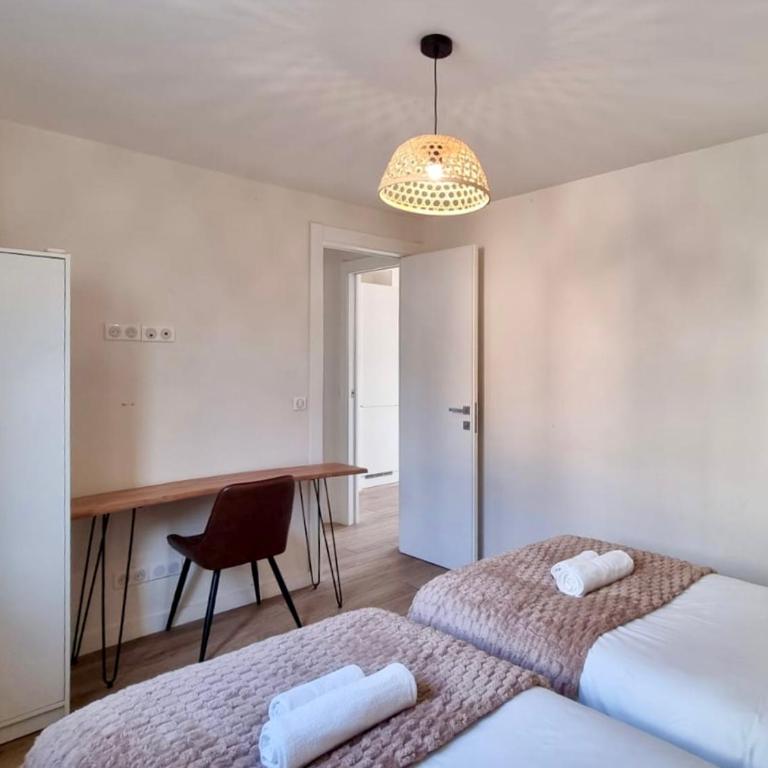 LARVOTTO Plage Monaco & Terrasse - Appartement 3 Chambres Premium avec Balcon - 9