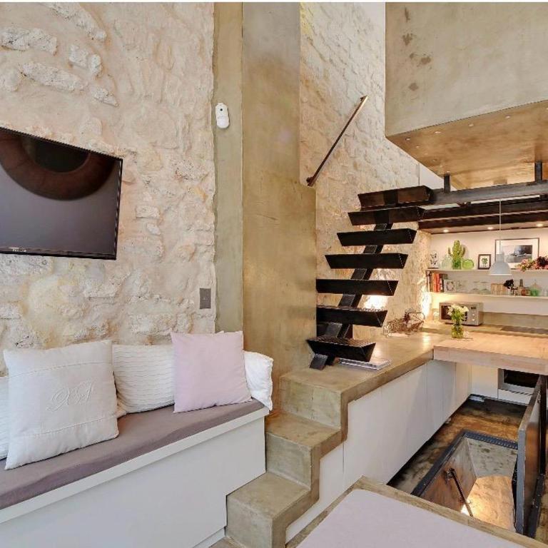 Maison d'artiste pleine de charme avec jardin - One-Bedroom Apartment - 4