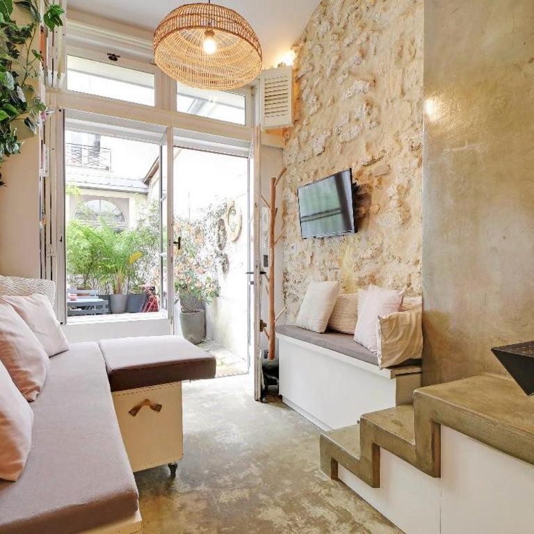 Maison d'artiste pleine de charme avec jardin - One-Bedroom Apartment - 6