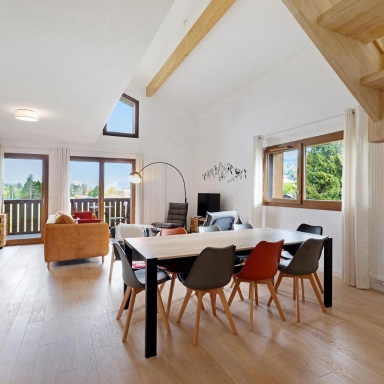 Les 3 Marmottes - centre Samoëns - Three-Bedroom Premium Apartment with Balcony - 26