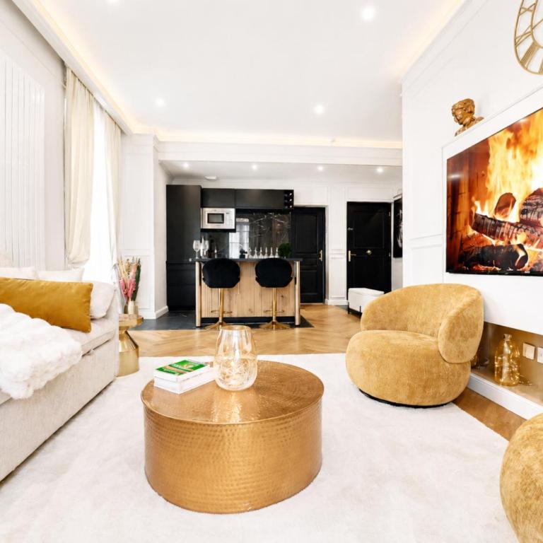 Majesticpearl Suite 65m2 Balnéo Gare Parking - One-Bedroom Apartment - 7
