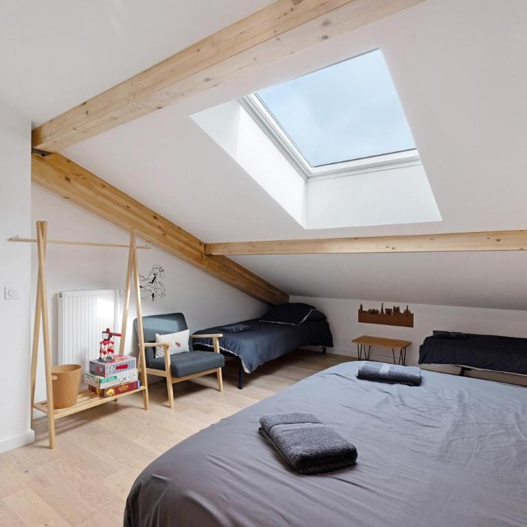 Les 3 Marmottes - centre Samoëns - Three-Bedroom Premium Apartment with Balcony - 15