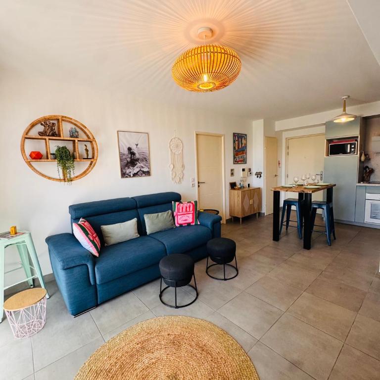 New Wave - Confort, Piscine et Parking à 150m de la plage - Appartement 1 Chambre - 1