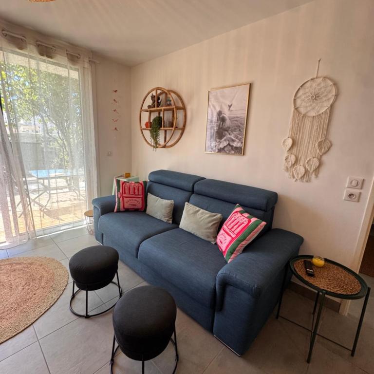 New Wave - Confort, Piscine et Parking à 150m de la plage - Appartement 1 Chambre - 19