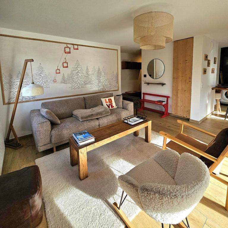 Appartement neuf proche ski, lac et centre village - Apartment mit 2 Schlafzimmern und Terrasse - 2