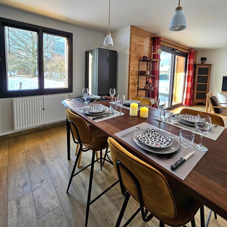 Appartement neuf proche ski, lac et centre village - Apartment mit 2 Schlafzimmern und Terrasse - 19