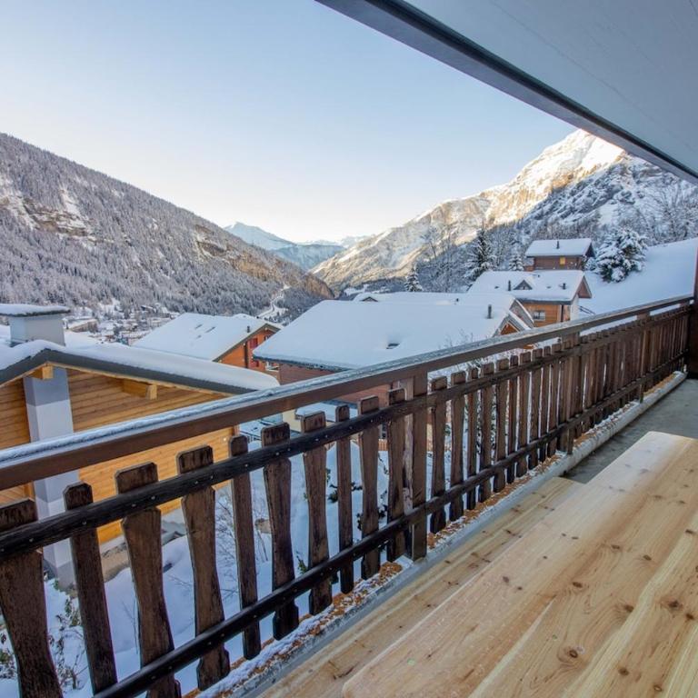 Leukerbad Nordic Retreat with Free Parking - Appartamento con 2 Camere da Letto - 10