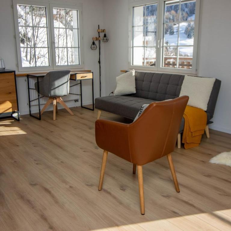 Leukerbad Nordic Retreat with Free Parking - Appartamento con 2 Camere da Letto - 24